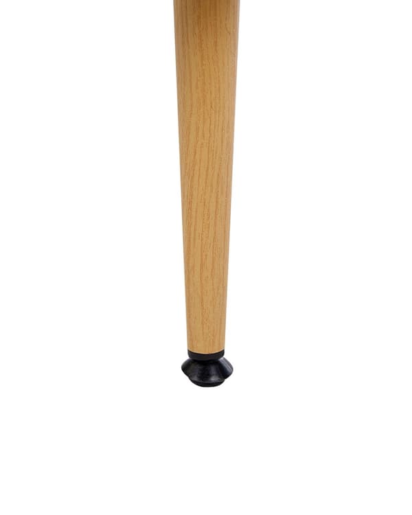 Fåtölj Mörkgrön Bouclé Tyg Mjukt Nubbigt Ben i Ljust Trä Böjt Ryggstöd Retro Glam Art Deco Stil