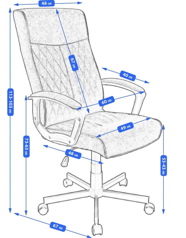 COMFORT kääntyvä nojatuoli - musta