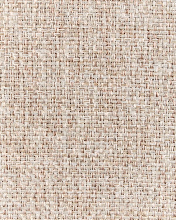 Lenestol Beige Polyester Stoff Lin Polstring Retro Design Mørkt Tre Ramme Armlener Stue