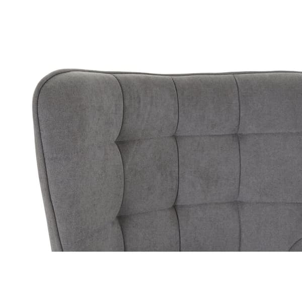 Fåtölj DKD Home Decor Svart Grå 69 x 77 x 91 cm