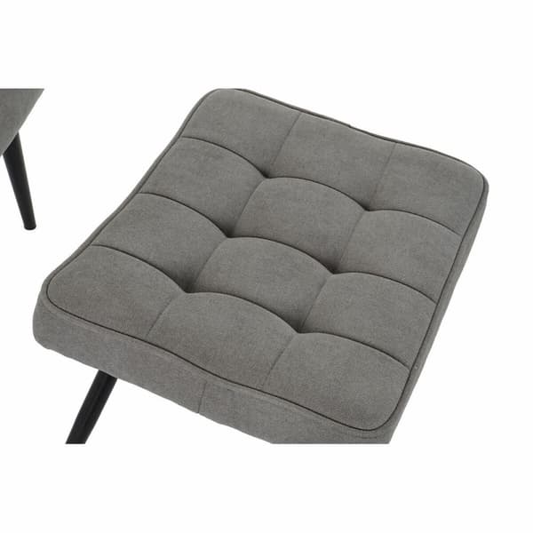 Fåtölj DKD Home Decor Svart Grå 69 x 77 x 91 cm