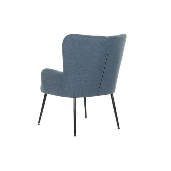 Nojatuoli DKD Home Decor Sininen Musta Metalli 70 x 60 x 84 cm