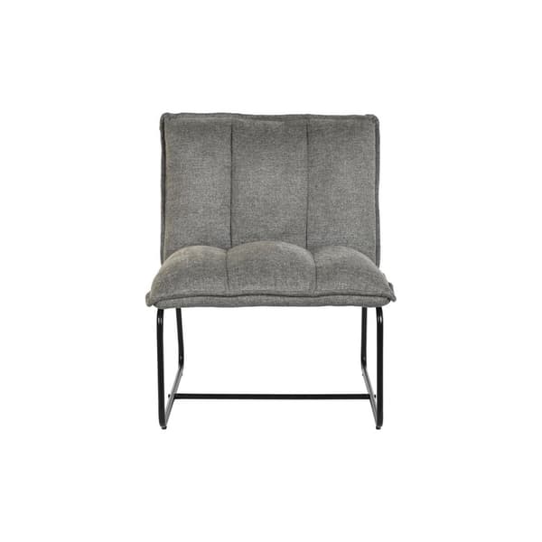 Nojatuoli DKD Home Decor Musta Harmaa Metalli 66 x 71 x 77 cm