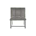 Pikkukuva 2 / 4: Nojatuoli DKD Home Decor Musta Harmaa Metalli 66 x 71 x 77 cm