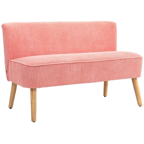 Rootz 2-sits soffa - Liten soffa - Elegant Loveseat - Bekväm stoppning - 117 cm x 56,5 cm x 77 cm