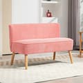 Miniatyrbild 2 av 6: Rootz 2-sits soffa - Liten soffa - Elegant Loveseat - Bekväm stoppning - 117 cm x 56,5 cm x 77 cm