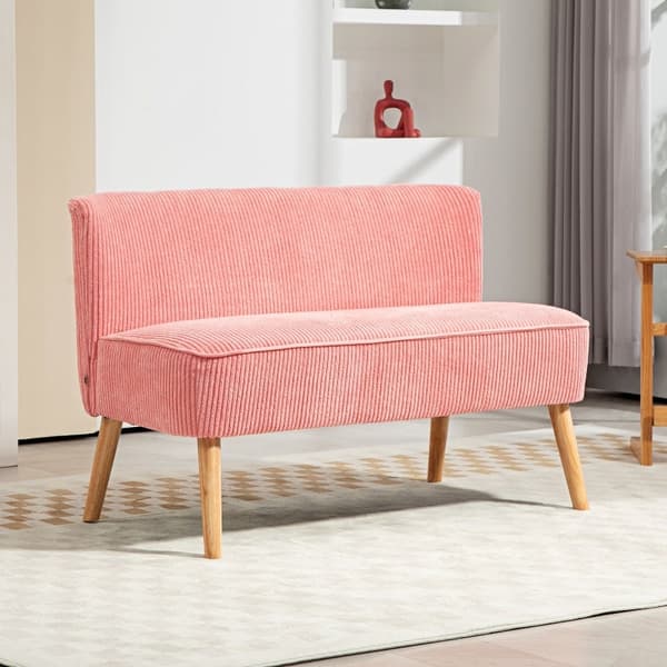 Rootz 2-sits soffa - Liten soffa - Elegant Loveseat - Bekväm stoppning - 117 cm x 56,5 cm x 77 cm