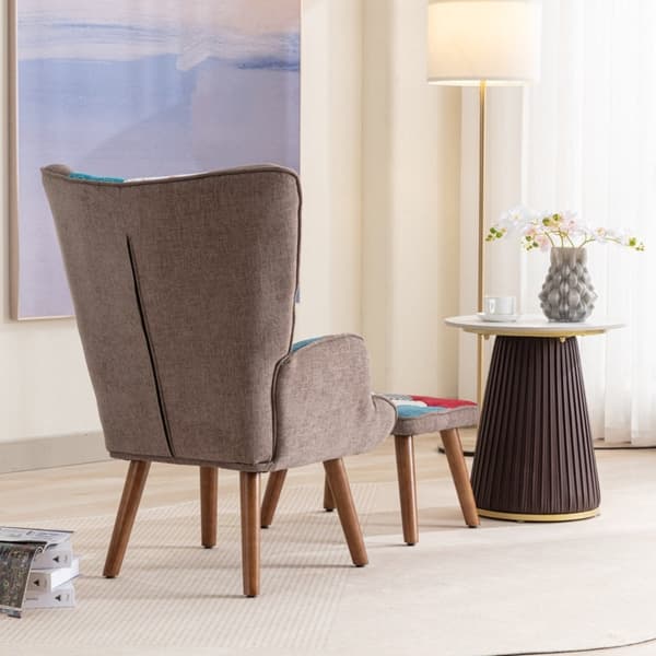Rootz stol og osmannisk sæt - Afslapningskombination - Loungemøbler - Høj komfort - 69 cm x 51 cm x 95,5 cm