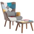 Miniatyrbillede 1 af 10: Rootz stol og osmannisk sæt - Afslapningskombination - Loungemøbler - Høj komfort - 69 cm x 51 cm x 95,5 cm