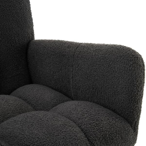Rootz gyngestol med høj ryg - Lænestol - Hvilestol - Blødt fløjlsstof - 63,9 cm x 95,7 cm x 90,9 cm