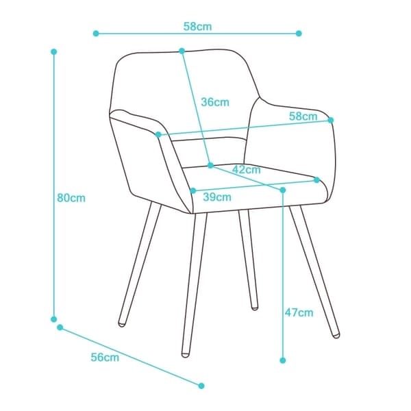 Rootz Makeup Chair - Sminkstol - Skönhetspall - Ergonomisk komfort - 58cm x 56cm x 80cm