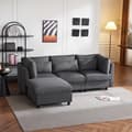 Pikkukuva 4 / 11: Rootz Modern 3 istuttava kulmasohva - Mukava sohva - Ergonominen sohva - Selkätuki - 220L x 157P x 81H cm