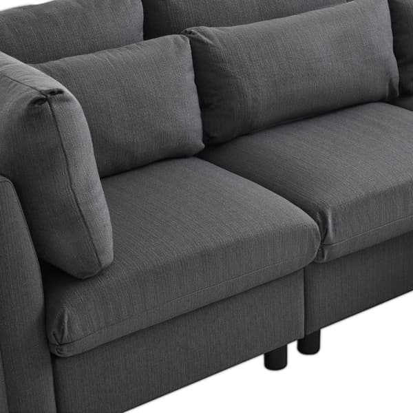 Rootz Modern 3 istuttava kulmasohva - Mukava sohva - Ergonominen sohva - Selkätuki - 220L x 157P x 81H cm