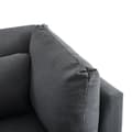 Pikkukuva 7 / 11: Rootz Modern 3 istuttava kulmasohva - Mukava sohva - Ergonominen sohva - Selkätuki - 220L x 157P x 81H cm