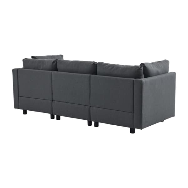 Rootz Modern 3 istuttava kulmasohva - Mukava sohva - Ergonominen sohva - Selkätuki - 220L x 157P x 81H cm