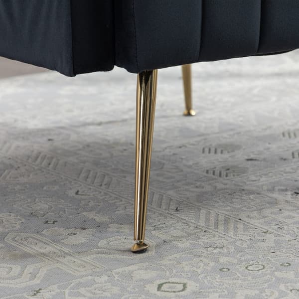 Rootz Velvet Fåtölj - Bekväm stol - Elegant sittplats - Överlägsen komfort - 69cm x 72cm x 90cm