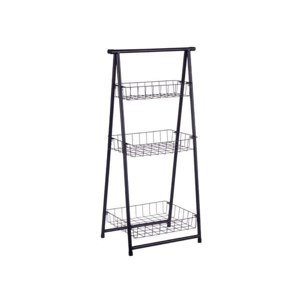 Hyller Kinvara CN-W2672C-A Svart Jern 44 x 31 x 90 cm