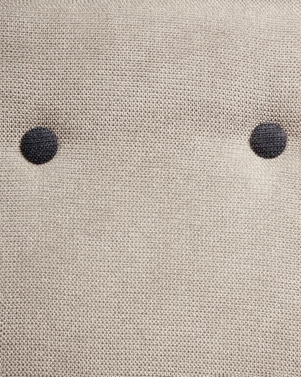 Barnfåtölj Taupe Tygklädsel med Armstöd Modern Design