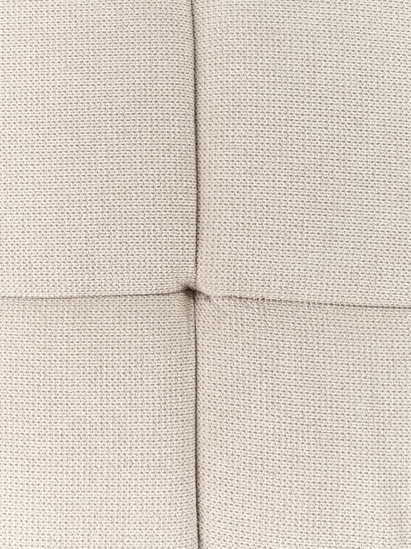 Lenestol Beige Polyester Stofftrekk Liggende Ryggstøtte 3 Stillinger til Stue