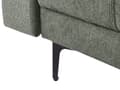 Miniatyrbilde 9 av 10: Sjeselong Grønn Polyester Metallben Stofftrekk Liggende Ryggstøtte 3 Posisjoner