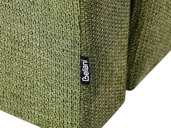 Sjeselong Grønn Polyester Venstrevendt Dekorative puter Metallben Moderne design Stue