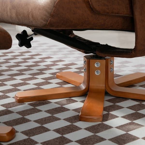 Rootz Swivel TV-fåtöljset - Liggstol - Lounge Chair - 135° lutning - 78cm x 82,5cm x 109cm