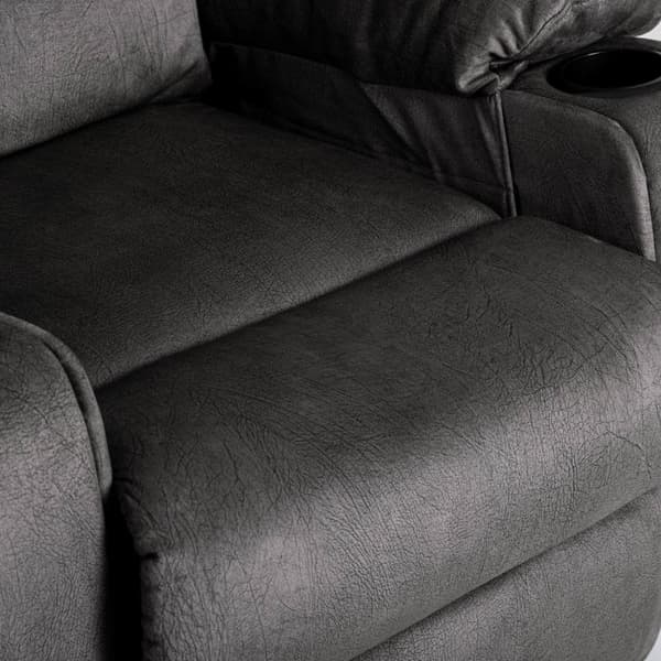 Rootz Hierontatuoli Velvet lepotuoli - Sähköisesti säädettävä tuoli - Lämmitetty lepotuoli - Äärimmäistä mukavuutta iäkkäille - 84cm x 100cm x 105cm