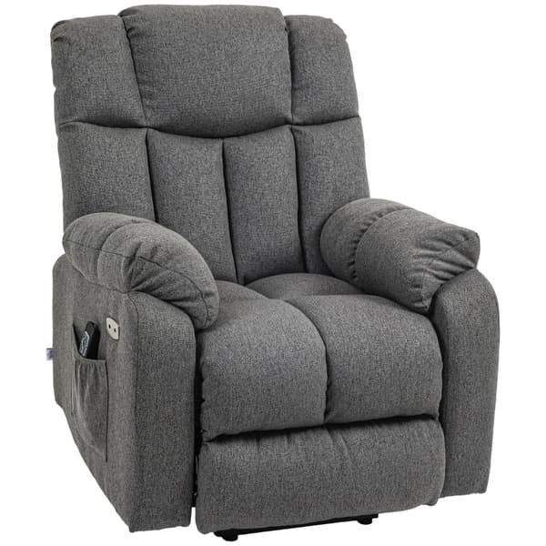 Rootz Electric Recliner TV-fåtölj - Stol - Biosits - Förbättrar komforten - 92cm x 95cm x 107cm - USB-portar ingår