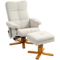 Miniatyrbild 6 av 6: Rootz Massagestolset - Avslappningsstol - Fåtölj - Integrerad massage - 80x86x99cm (Sittande) - 80x118x83cm (Liggande) - Fotpall med förvaring