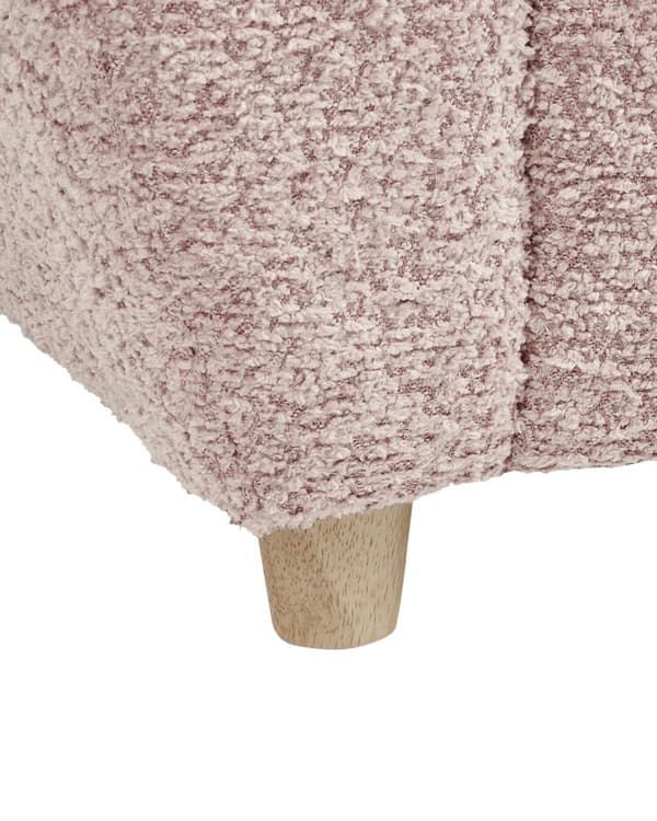 Børnestol Lys pink Blød Stol til Børn med Flodhest Design Moderne Børnelænestol til Børneværelse