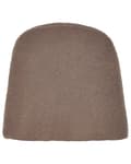 Miniatyrbillede 8 af 11: Lænestol Brun Boucle Stuestol med Armlæn til Stuen Bred Hvilestol med Wingback Ryg Stol Plys Polstret Design Møbel