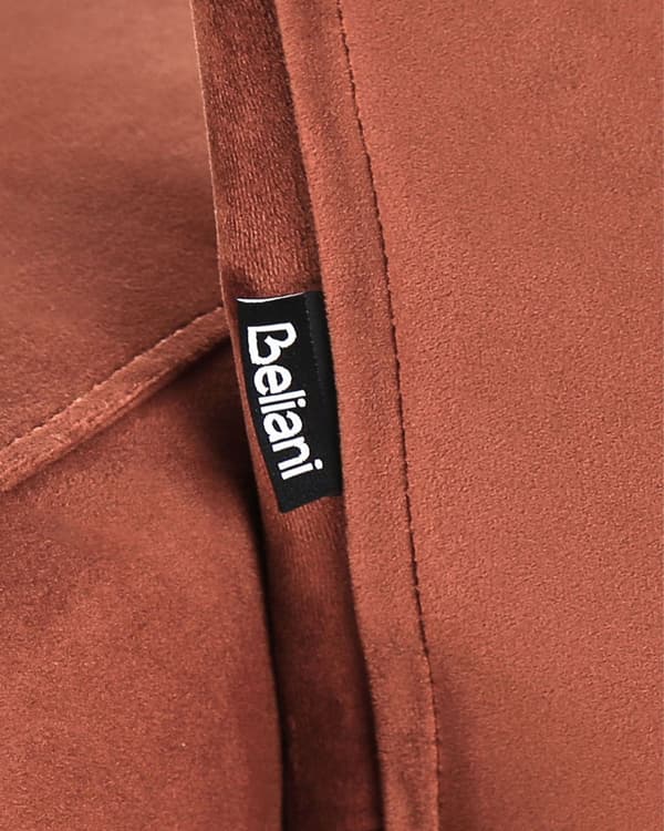 Lænestol Rød Velour Stuestol med Armlæn til Stuen Bred Hvilestol Polstret Design Møbel Sovestol
