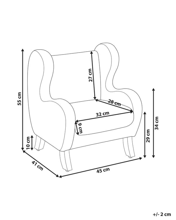 Barnfåtölj Mörkblå Boucléklädsel Armstöd Barnmöbler Sittmöbel Stol för Barn Modern Design Barnstol