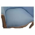 Miniatyrbillede 4 af 4: Stol DKD Home Decor Blå Polyester Træ Gummitræ 58 x 56 x 69 cm