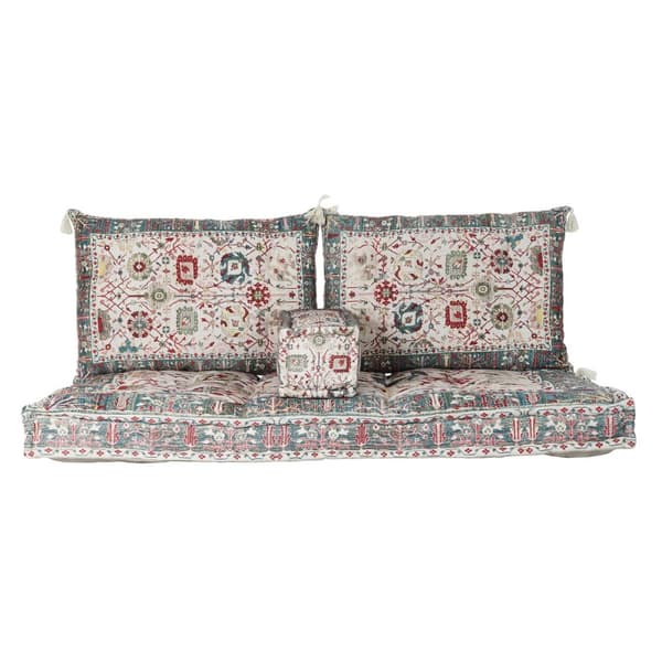 Lænestol DKD Home Decor 8424001817443 Bomuld Multifarvet (155 x 76 x 65 cm)