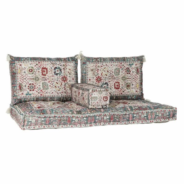 Lænestol DKD Home Decor 8424001817443 Bomuld Multifarvet (155 x 76 x 65 cm)