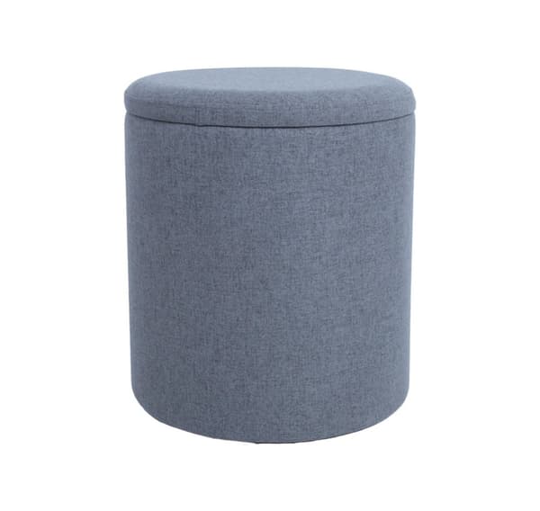 Ottoman HAKO D39xH44cm, mørkegrå, med oppbevaring