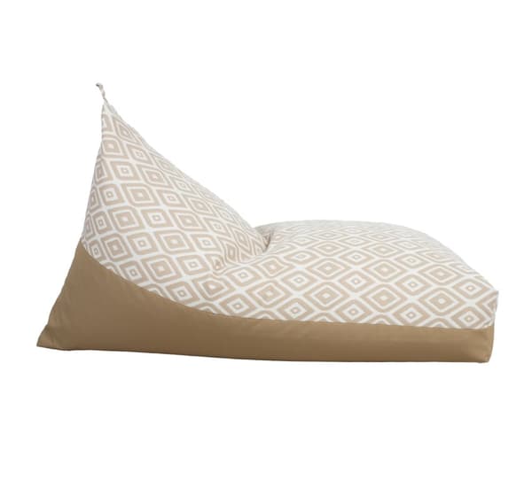 Bønnepose ROMB 130x80x20/70cm, beige