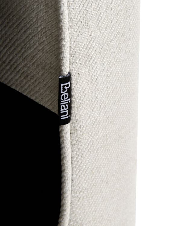 Hvilestol Hvit Stofftrekk Push-Back Manuelt Justerbar Rygg og Fotstøtte Retro Design Lenestol