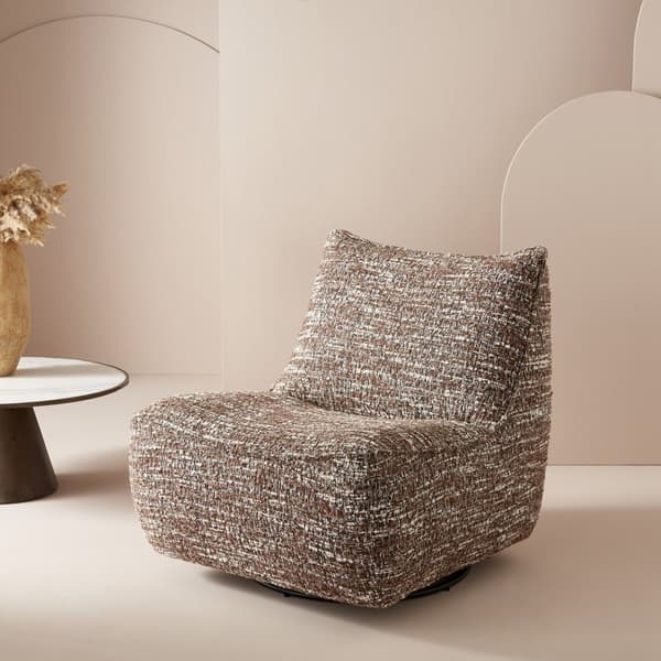 Fauteuil pivotant en tissu L85 cm - LUKE