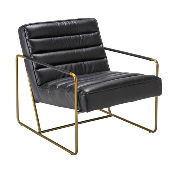 Fauteuil en cuir L66 cm - MARANELLO
