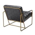 Miniatyrbild 4 av 10: Fauteuil en cuir L66 cm - MARANELLO