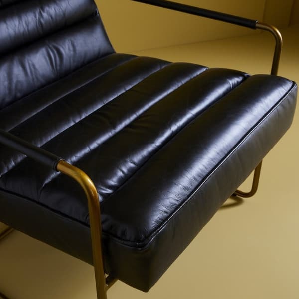Fauteuil en cuir L66 cm - MARANELLO