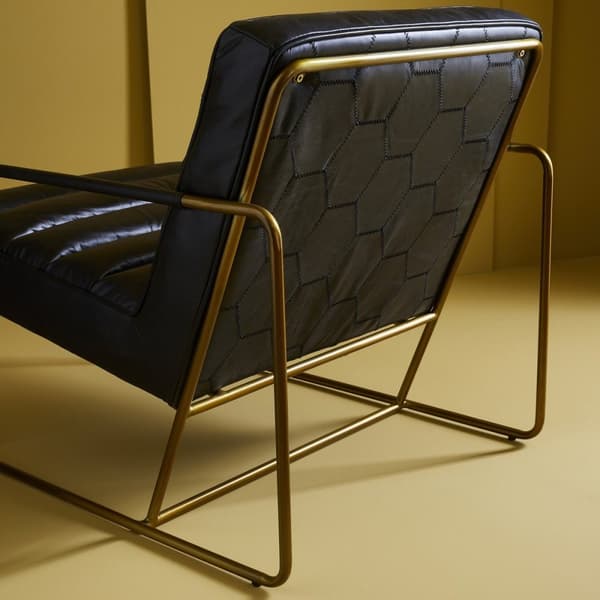 Fauteuil en cuir L66 cm - MARANELLO