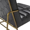Miniatyrbild 10 av 10: Fauteuil en cuir L66 cm - MARANELLO