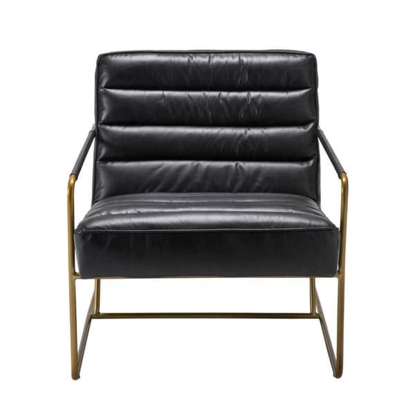 Fauteuil en cuir L66 cm - MARANELLO