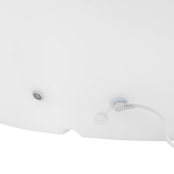 Royal Catering - Loungestol - LED-belysning i färg - 66 x 68 cm