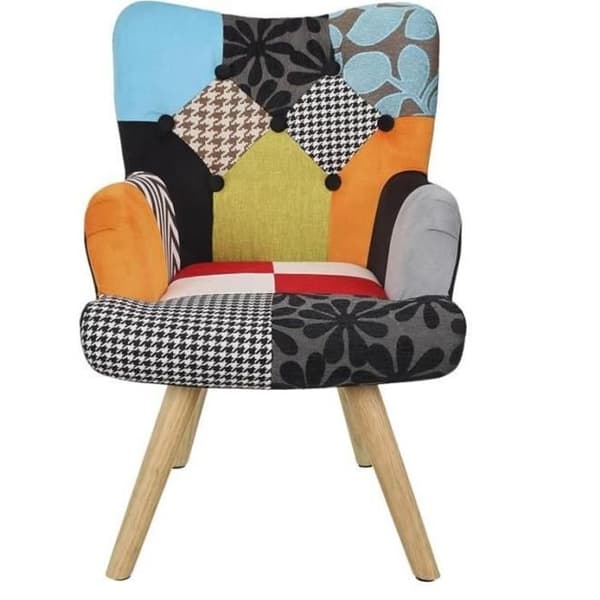 Barnstol - Paris Priser - Helsingfors - Flerfärgad - 65 cm - Polyester tyg