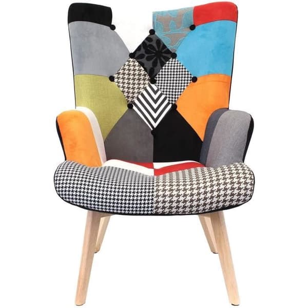 "Fauteuil Helsinki - HD3610 - Svart - Tyg - Modern Skandinavisk Design"