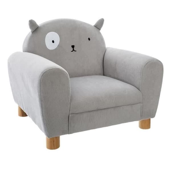 Öronfåtölj katt färg Grå - B. 52 x D. 44 x H. 43 cm
